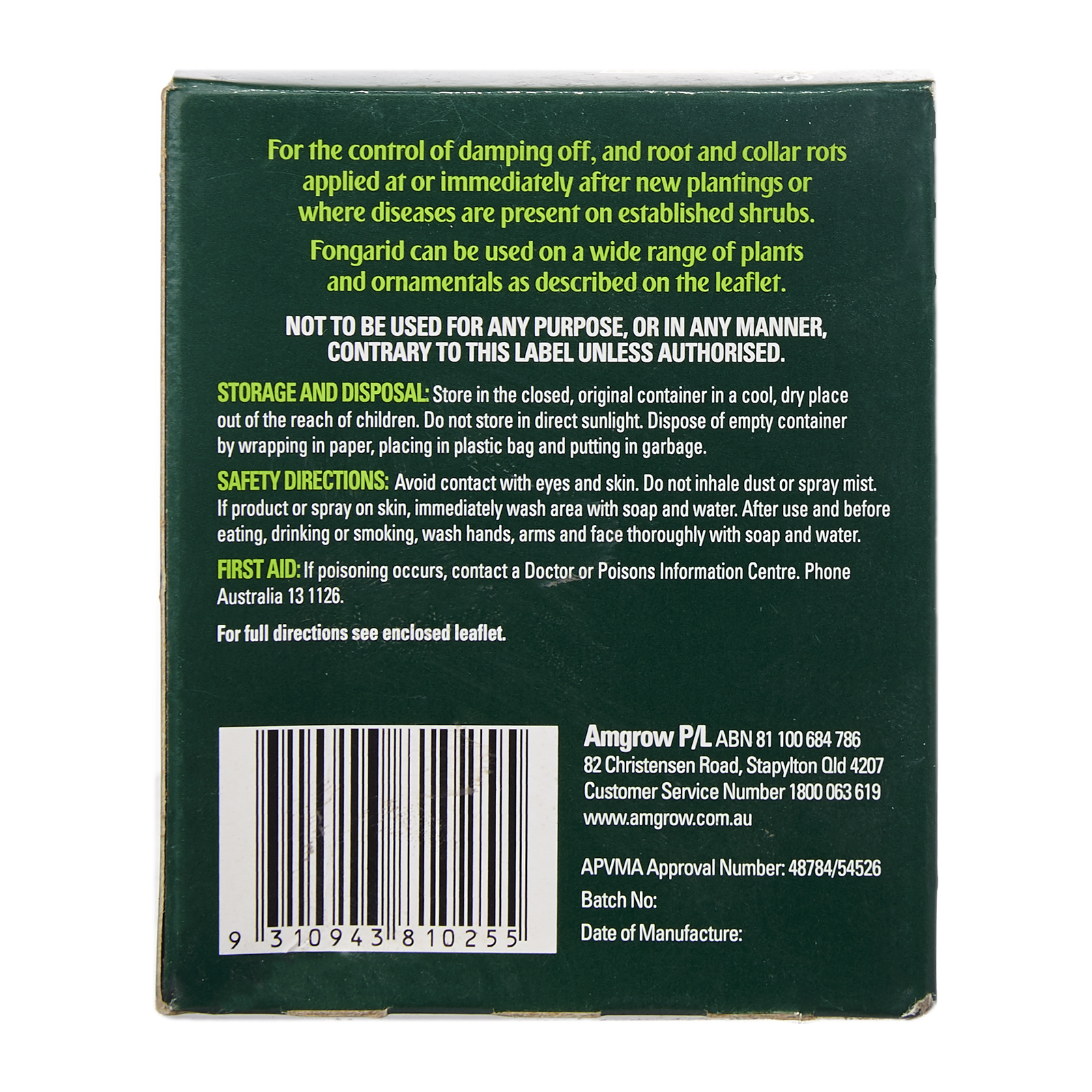 Fongarid - Amgrow (10 g)